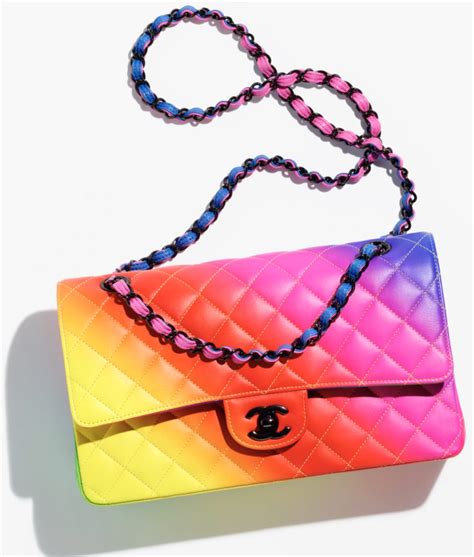 rainbow chanel inspired bags|Chanel tote amazon.